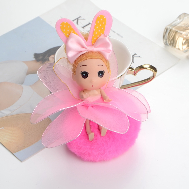 barbie doll keyring