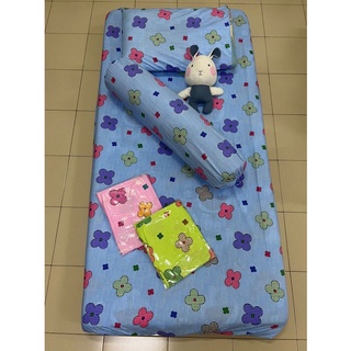 Single Bedsheet 3in1 Sarung tilam bujang cadar+pillow/bolster cases tilam single 3in1  buatan Malaysia 🇲🇾