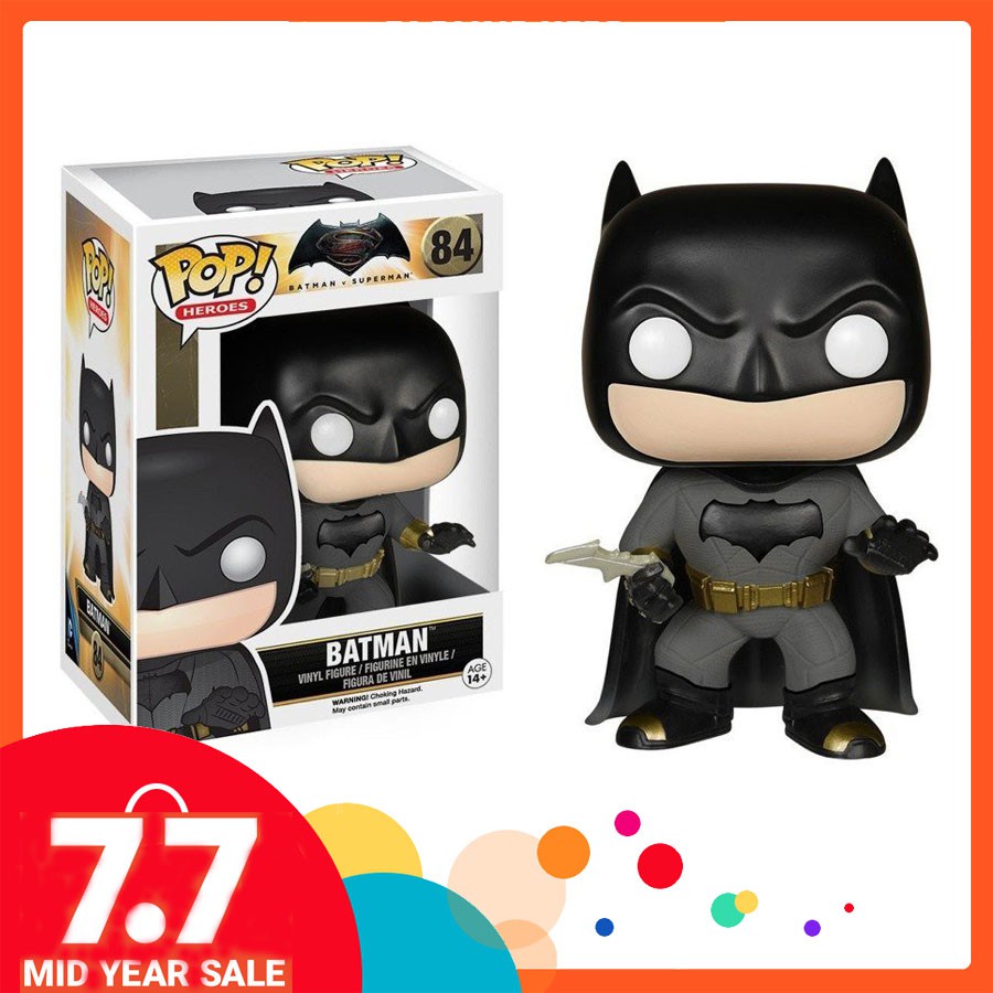 Funko Pop! Batman 10cm 1 set Q version of animation template | Shopee  Malaysia