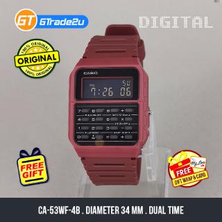 Original Ca 53w 1z Digital Calculator Watch Back To The Future Jam Tangan Lelaki Shopee Malaysia