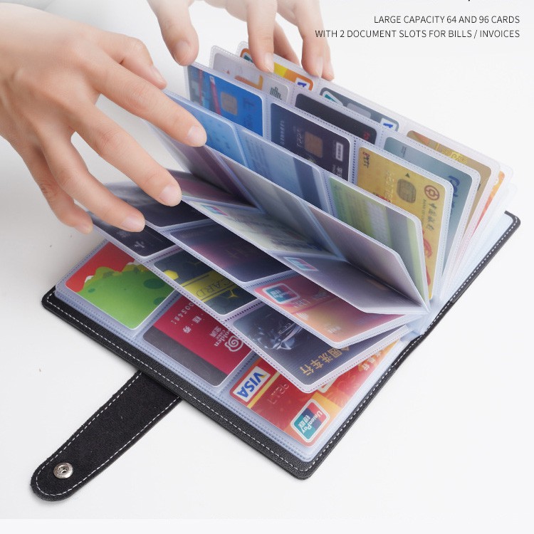 26 / 64 / 96 Pockets New Collection Large Capacity Portable Card Stock Photocard Book Photo Album Business Card Holder