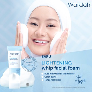 Wardah Lightening Whip Facial Foam Facial Cleanser (90ml) | Shopee Malaysia