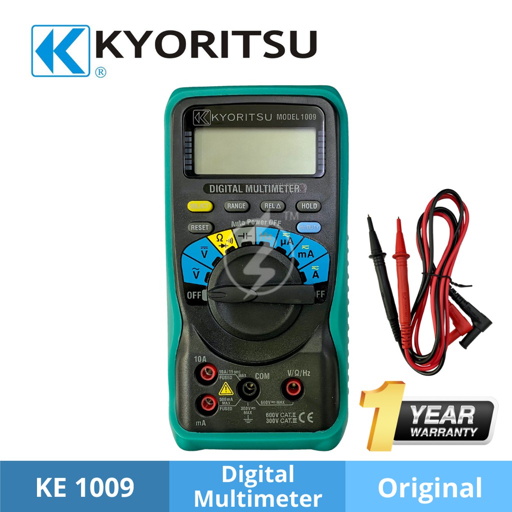 KYORITSU 1009 Digital Multimeter (ORIGINAL) *FREE BATTERY* JAPAN