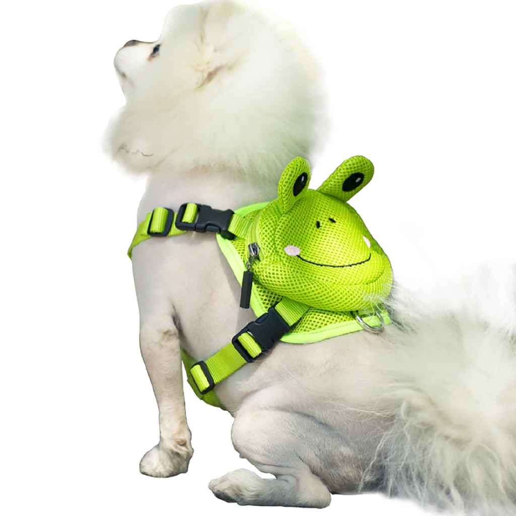 dog harness and backpack