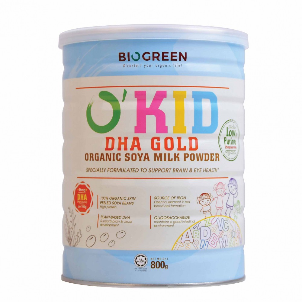 BIOGREENO'Kid DHA Gold Organic Soya Milk Powder (800g) Shopee Malaysia