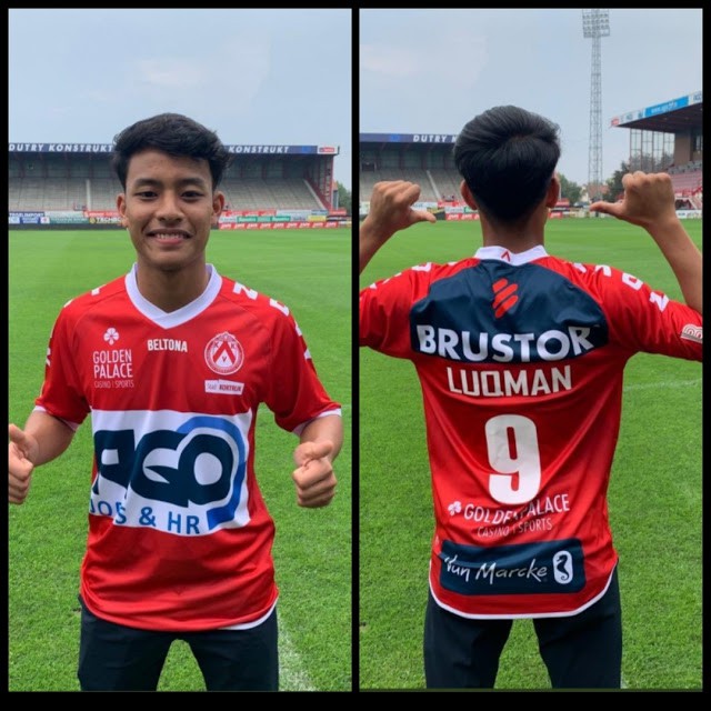 K V Kortrijk Home Jersey 2020 Player Issue Gread Shopee Malaysia