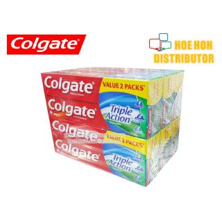 [Value Twin Pack] Colgate Triple Action Toothpaste / Ubat 