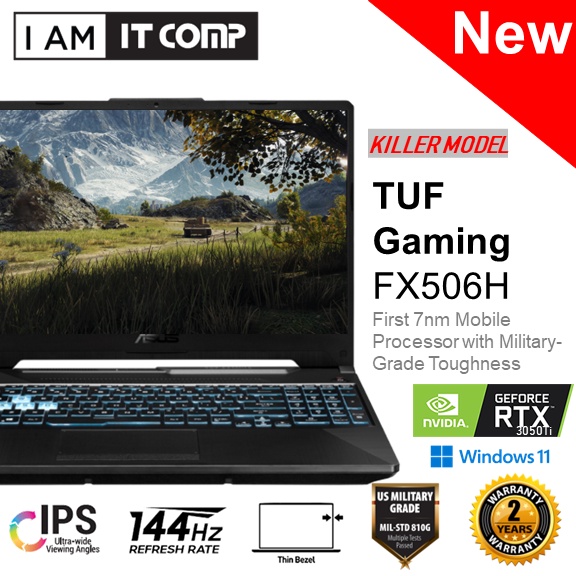 Asus TUF F15 FX506H-EHN333W 15.6
