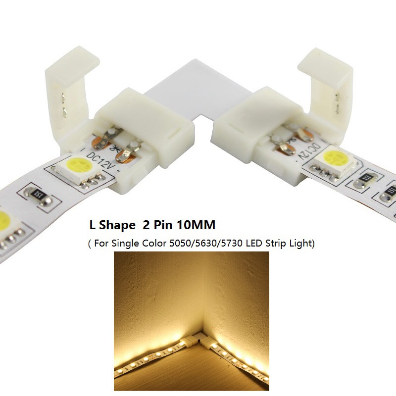 10 Pack Ceiling Lights Connectors L Shape Led Strip