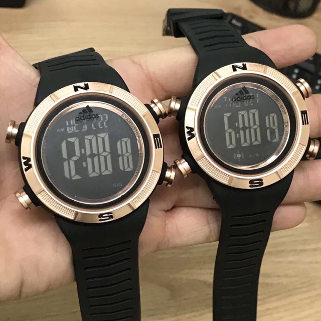 ADIDAS DIGITAL WATCH COUPLE SET (8058 