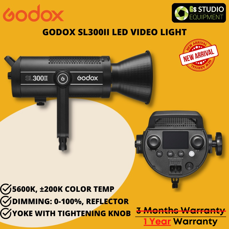 Godox SL300II BiColor LED Video Light Shopee Malaysia