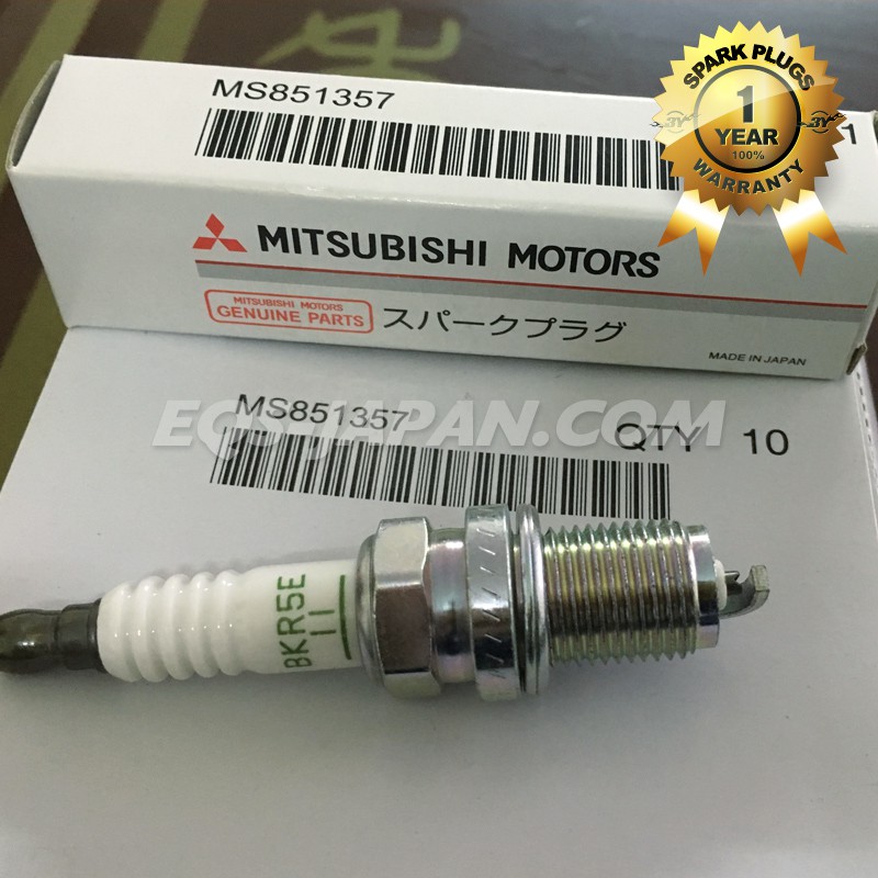 MS851357 Genuine (4pcs) Mitsubishi SPARK PLUG BKR6E-11 | Shopee Malaysia