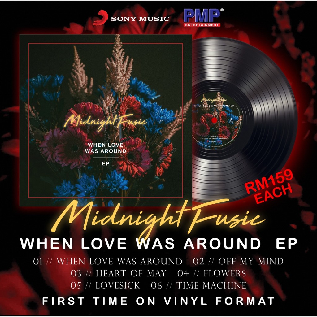 Midnight Fusic When Love Was Around Ep Vinyl Limited Stock Shopee Malaysia