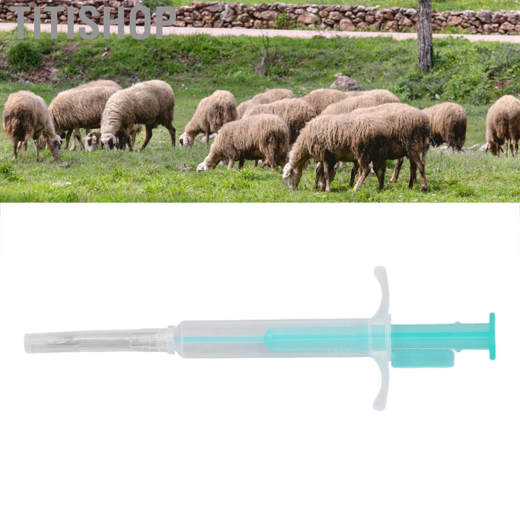 Titishop Animal Microchip Kit Toxic Free Prevent Slip Pet Implant ID Tag for Cats Cattle Quarantine Breeding