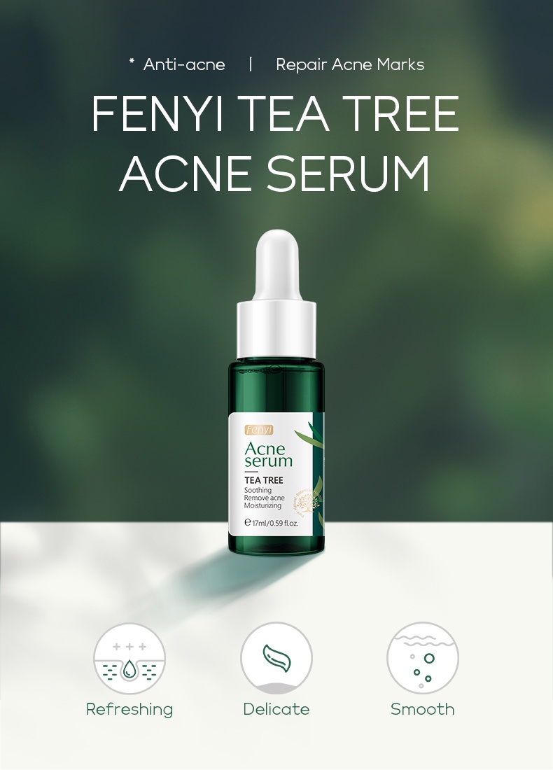 Fenyi Green Tea/Tea Tree/Cherry Blossom/Vitamin C Serum (17ml*4) f949452d9420a4642b9657a2d0ee9a69