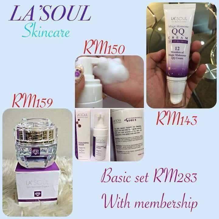 Basic Set La Soul Skincare Shopee Malaysia