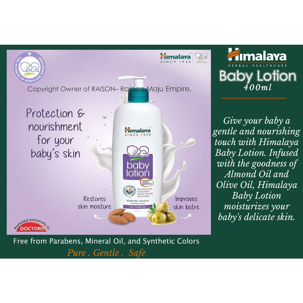 himalaya baby body lotion 400ml price