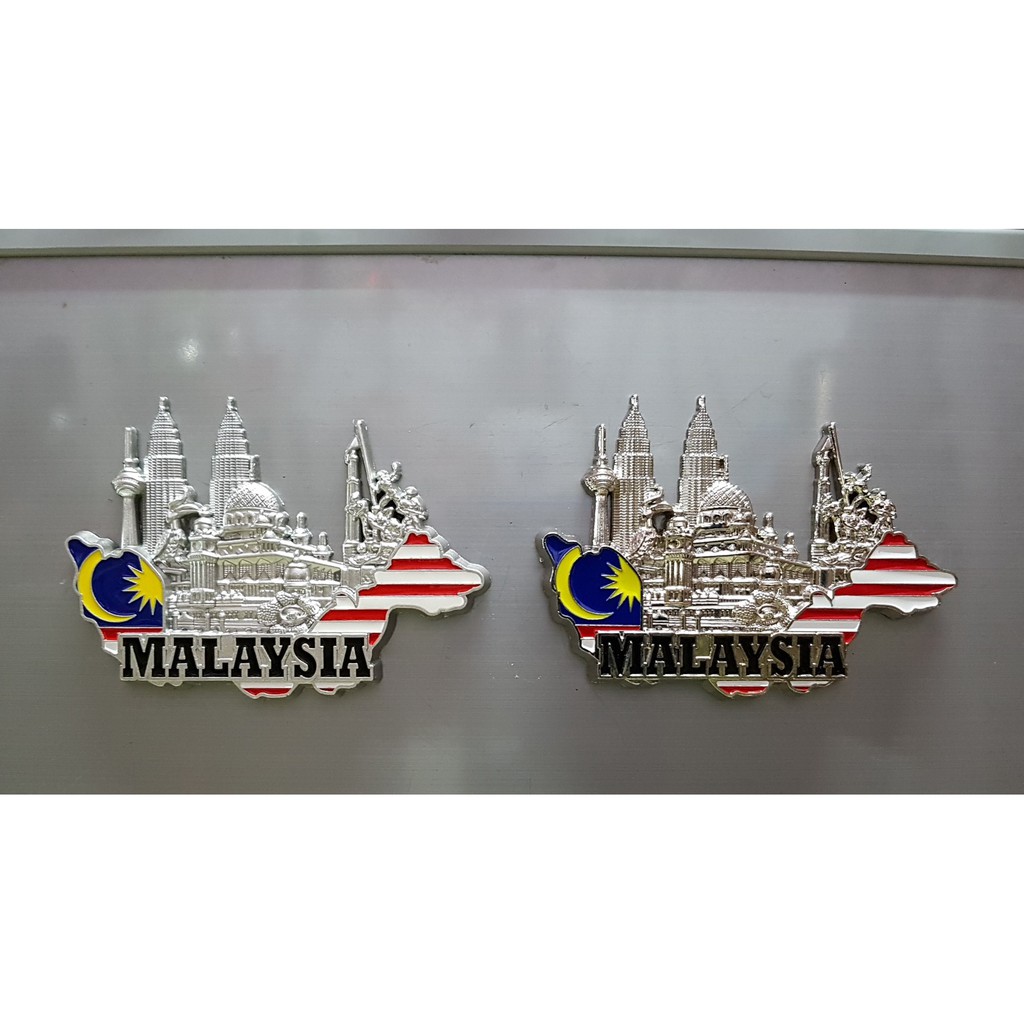 3D Metal Fridge Magnet "Malaysia Landmark" Souvenir Gift New Good Quality 