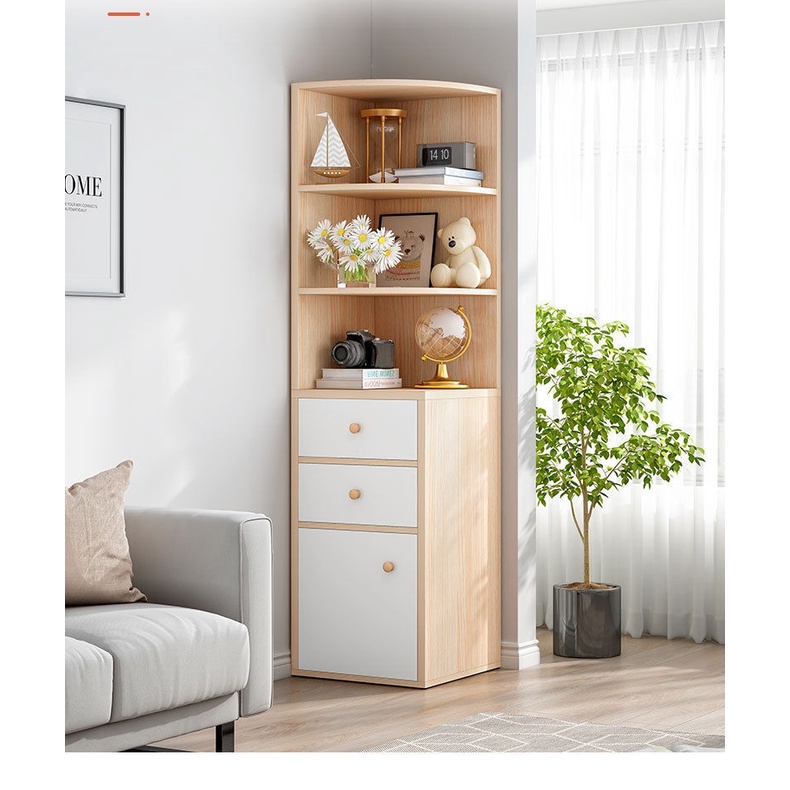 IKEA Nordic design Simple multifunctional corner cabinet rack corner ...