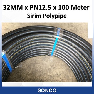 ( Sirim Approval ) 32MM X 100M High Density Polyethylene HDPE Poly Pipe ...