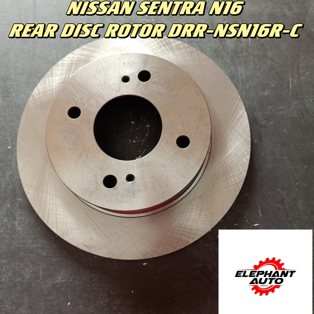 NISSAN SENTRA N16 REAR DISC ROTOR DRRNSN16RC Shopee Malaysia