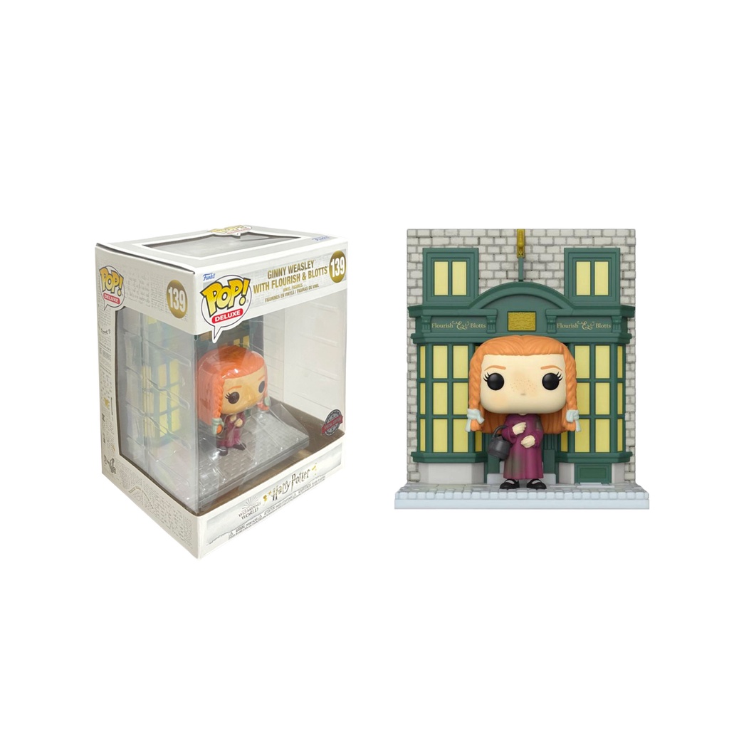 Funko Pop ! Deluxe: Harry Potter Diagon Alley - Ginny With Flourish & Blotts (Special Edition)