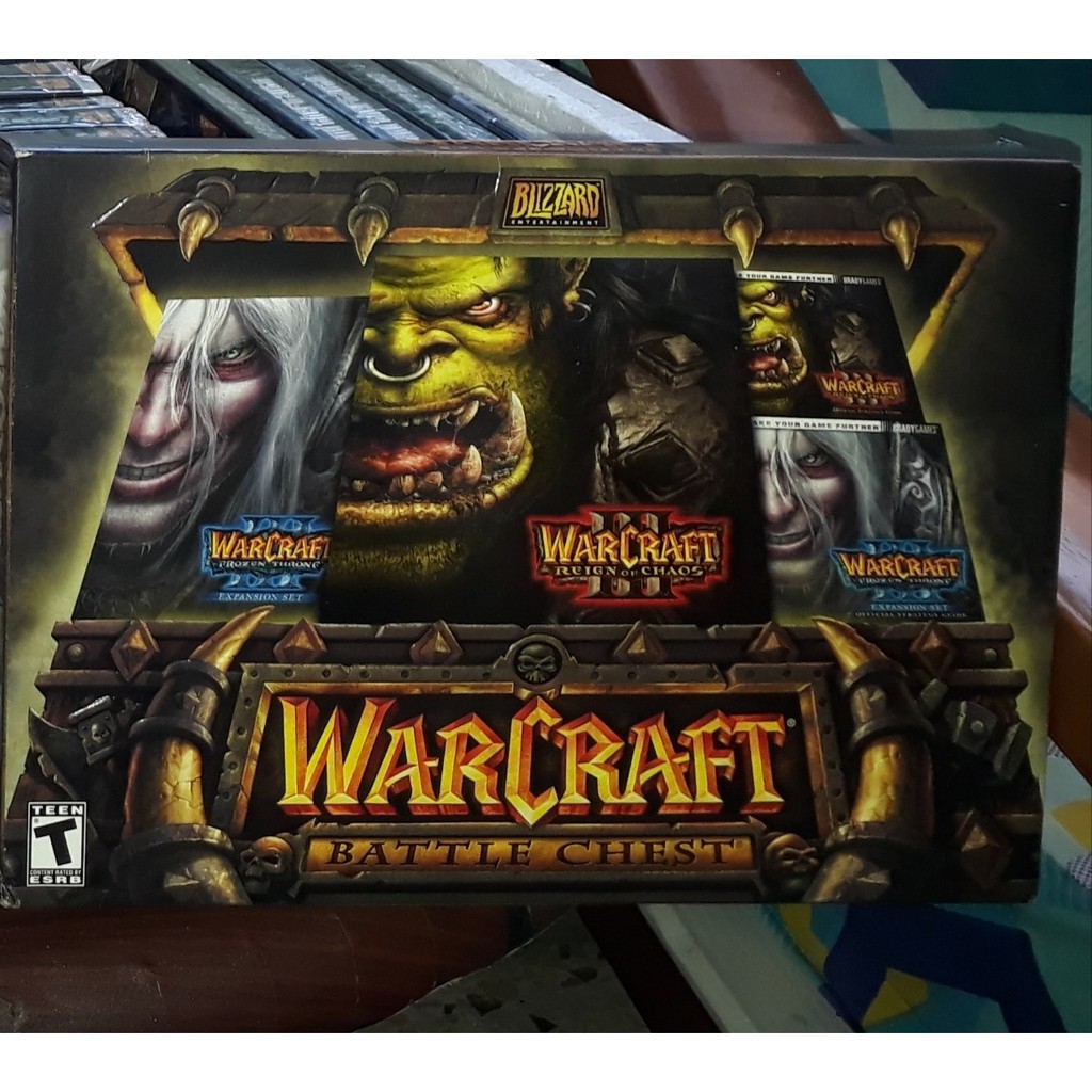 PC Warcraft III Battle Chest (With Original CD/Guide Book set and