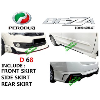 Rear mini diffuser bezza perodua proton saga BODYKIT MURAH 