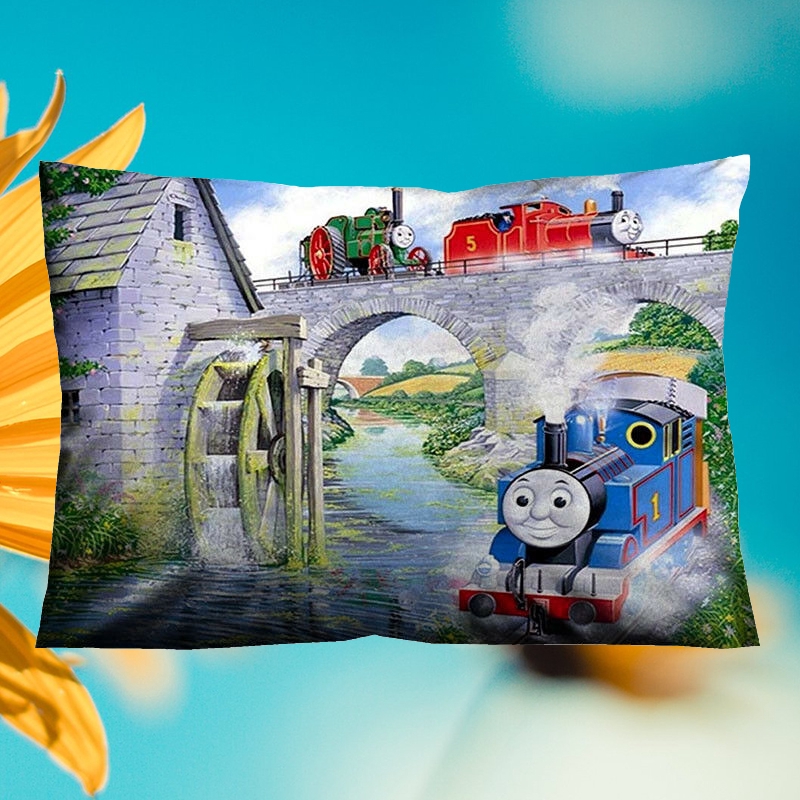 Thomas The Train High Quality Soft Pillow Cover Shopee Malaysia