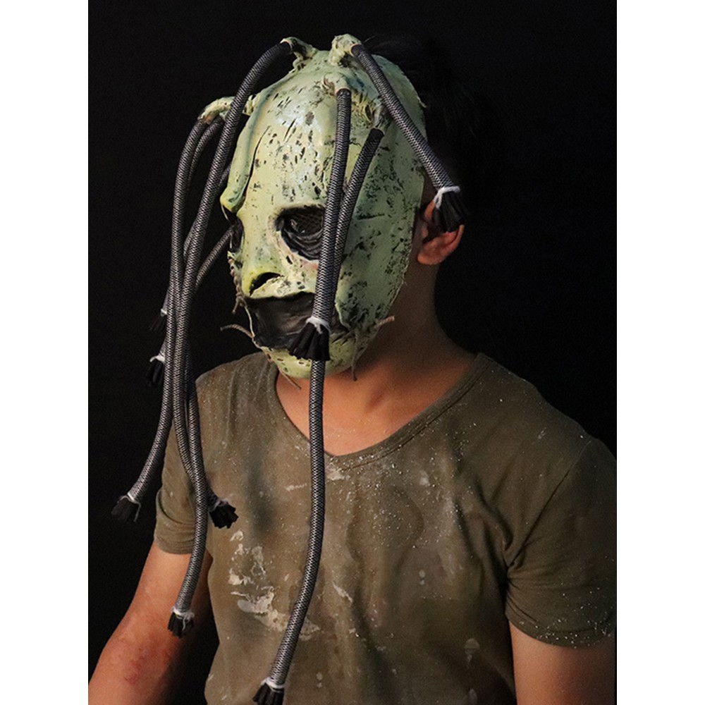 Kaigeli Alien Mask Halloween Mask,Alien Head Mask,Halloween Alien Headwear Masquerade Costume Props