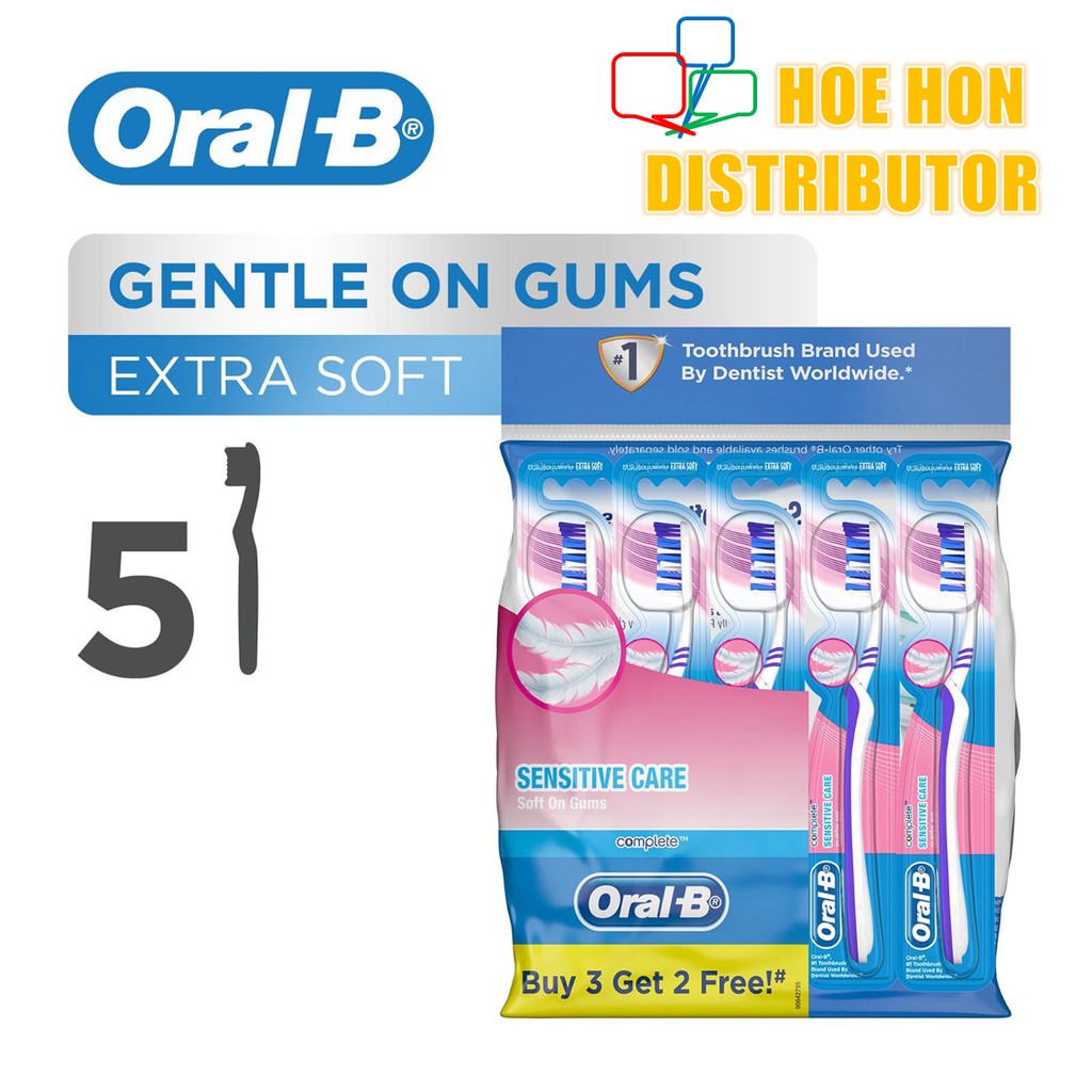 Buy 3 Free 2] Oral-B Gentle Gum Care Toothbrush Ultra Thin 0.01mm 