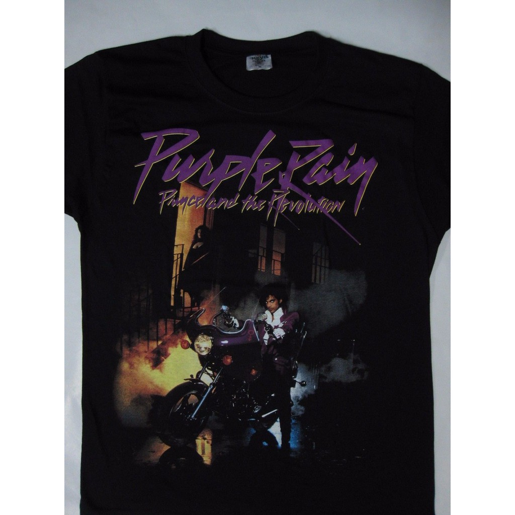 mens purple rain t shirt