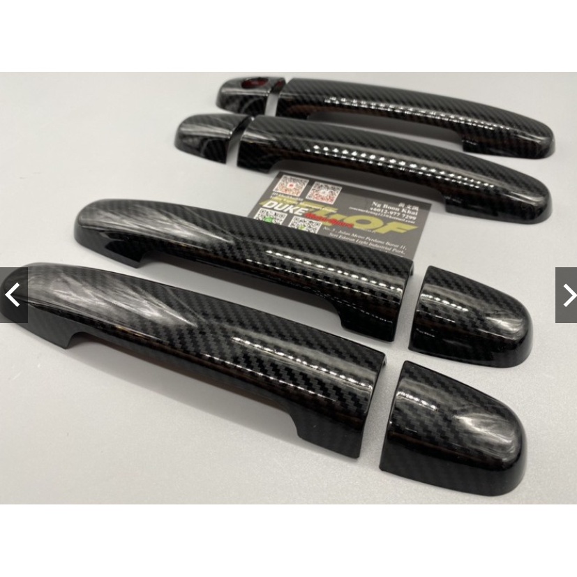 Toyota Vios Door Handle Cover 20032018 Ncp93 Ncp42 Ncp150 Carbon Look