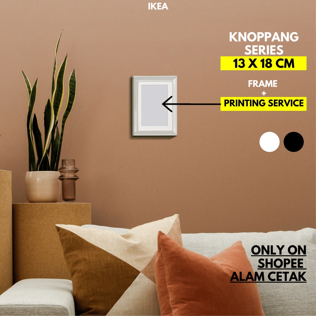 Including Custom Photo Print Option] 13 x 18cm Ikea Frame Knoppang | Shopee  Malaysia