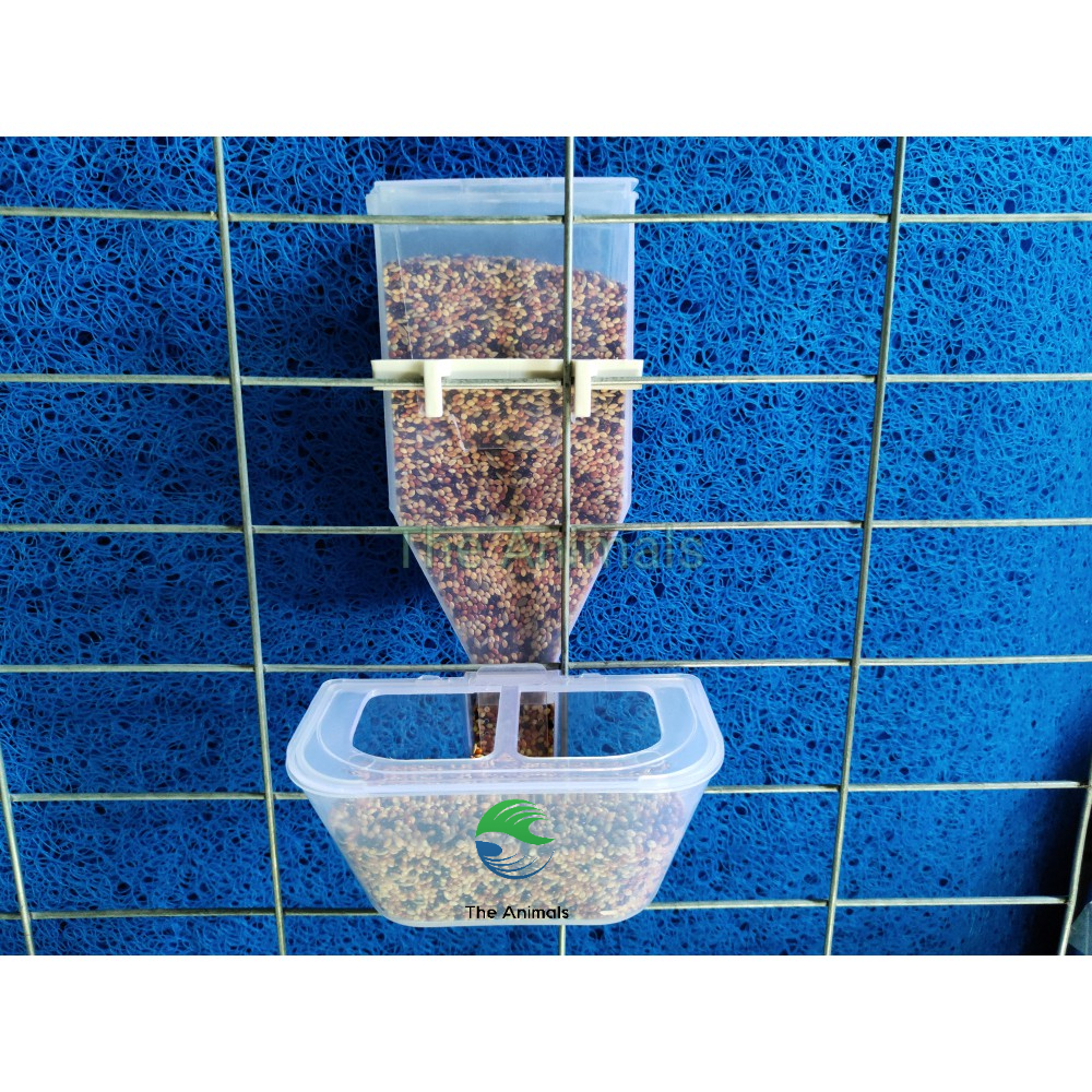 Automatic Feeding Troughs For Ornamental Birds, Stone Chickens (Double