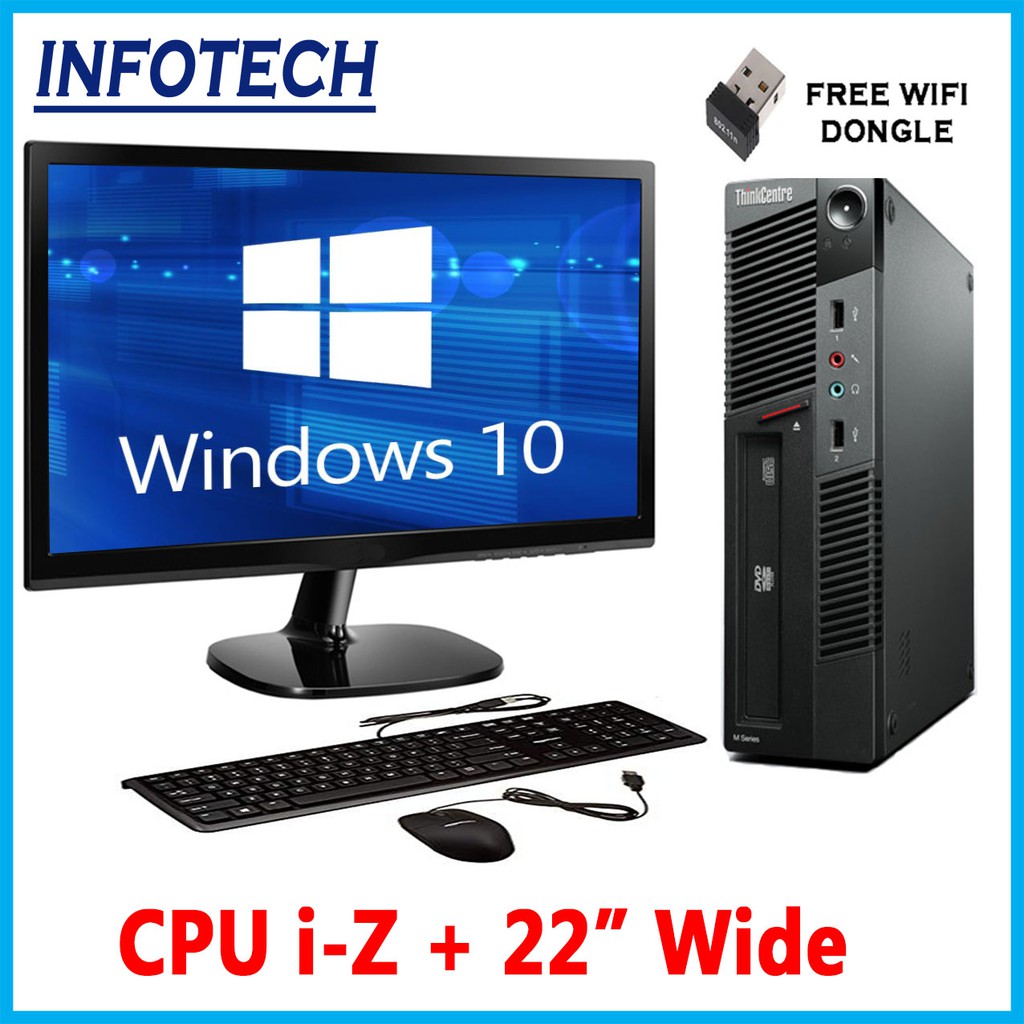 Office Complete Set 22 Inch monitor , intel Core i5 , 4 - 8GB ddr3 ...