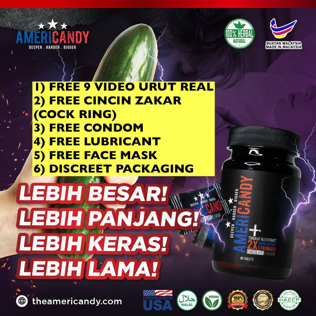 1 Biji Americandy Performance Energy Booster On Bed Hang Padu Ubat Kuat Original Free Video Urut Dan Telegram