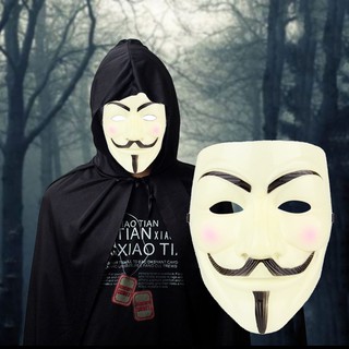 V For Vendetta Anonymous Adult Mask Halloween Costume Cool Shopee Malaysia