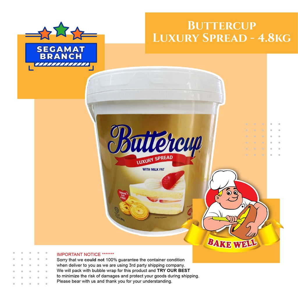 Buttercup Luxury Spread For Baking Or Cooking 4.8Kg Shopee Malaysia
