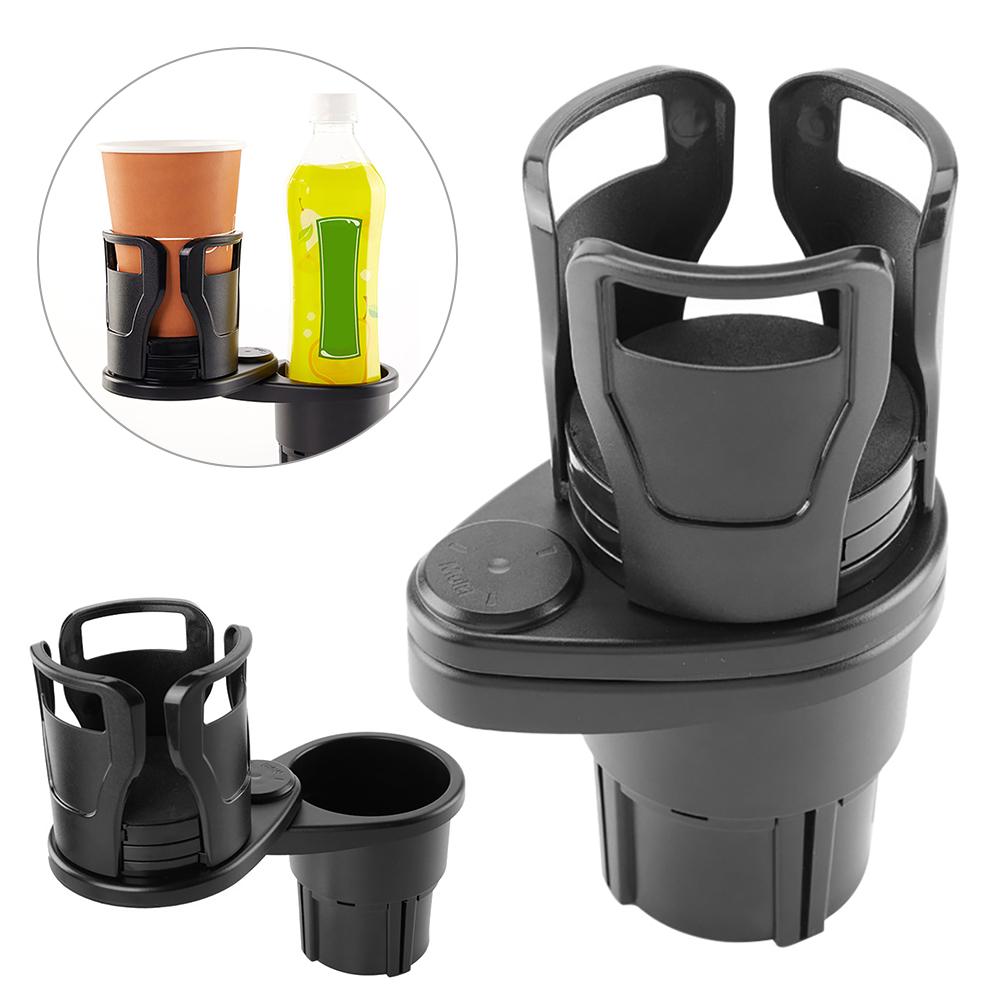Universal Car Cup Holder Expander Adapter / 2 in 1 Multifunctional Dual