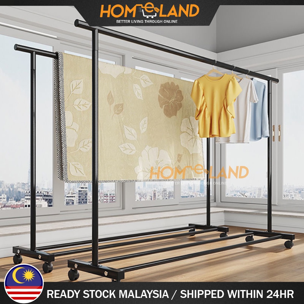 HOMELAND 150cm Extra Large Cloth Garment Hanging Organizer Rack Clothes