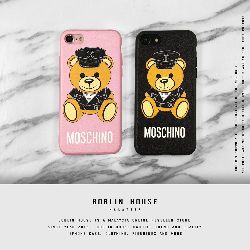 Moschino Police Bear Iphone Shopee Malaysia