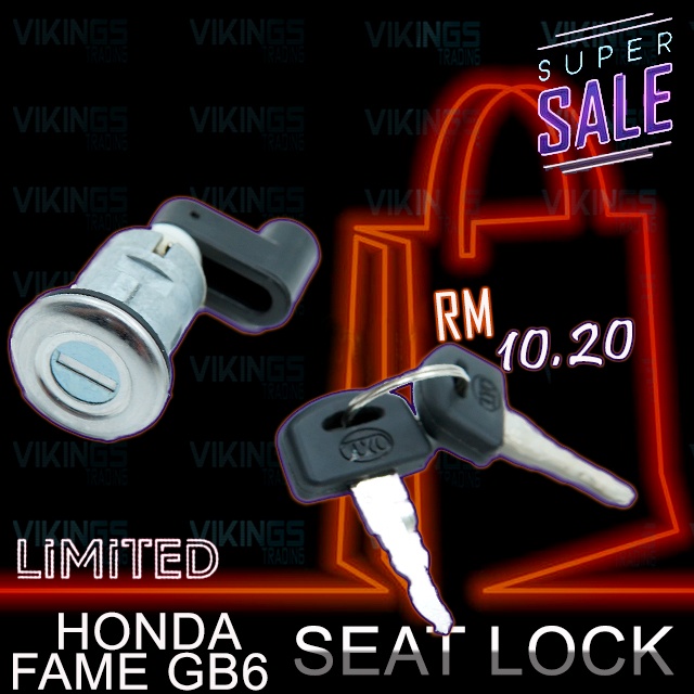 Honda Fame GB6 Seat Lock - Original TAIWAN