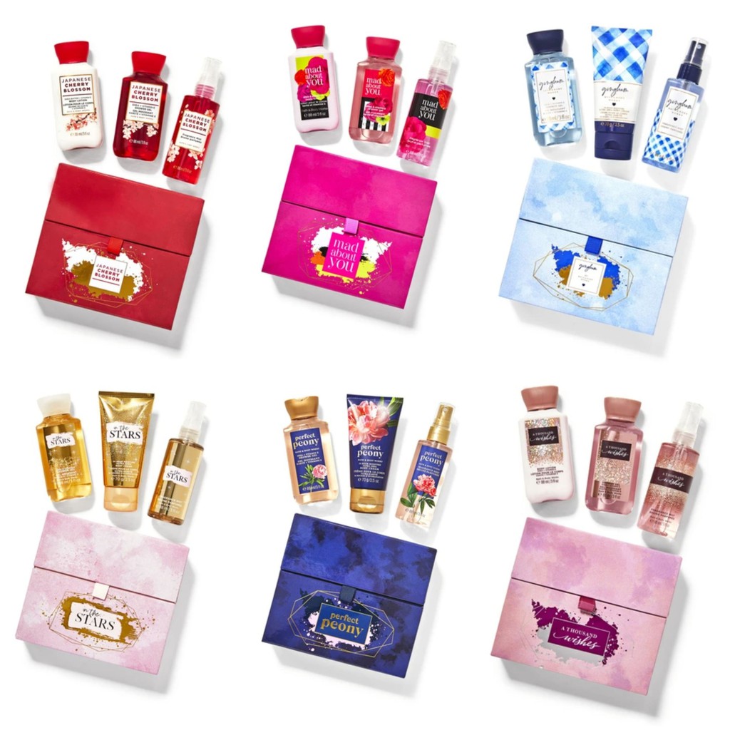 BATH & BODY WORKS (ORIGINAL) Gift Box Set Travel Size Limited Edition