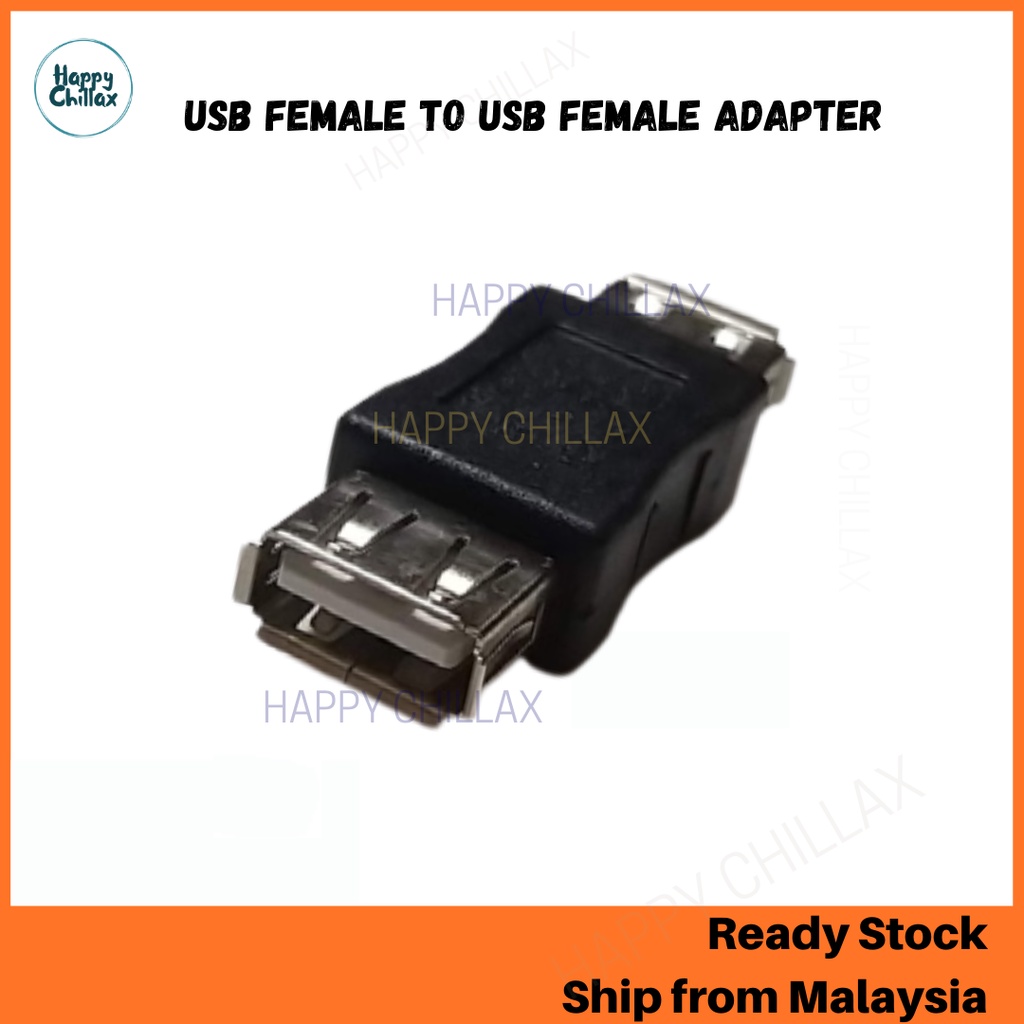 USB to USB Female to Female Adapter Converter Shopee Malaysia