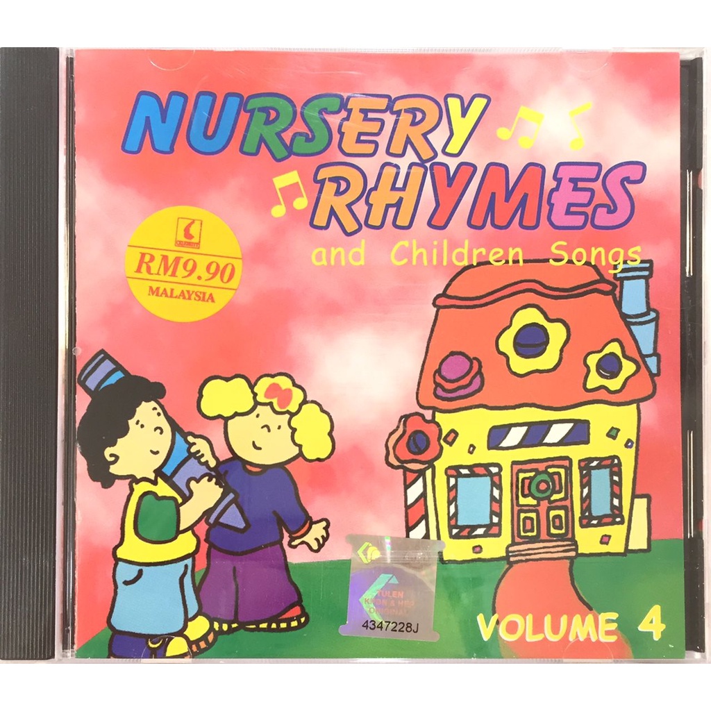 Education CD Nursery Rhymes And Children Song Volume 4 (CD) | Shopee ...