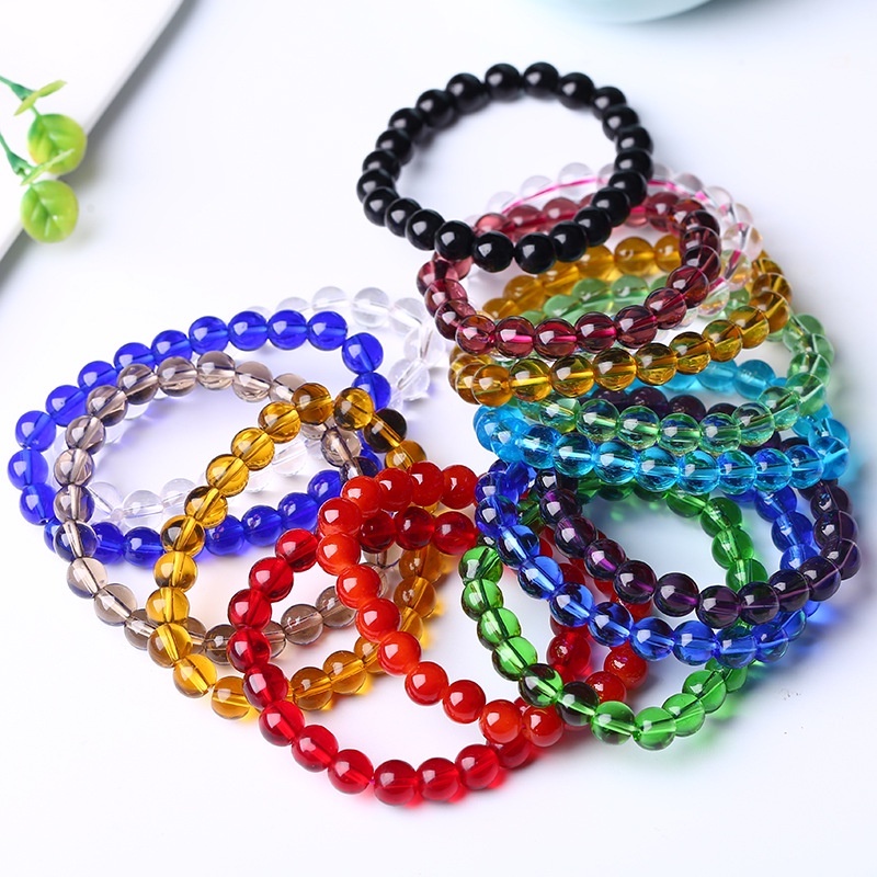 Artificial Crystal Small Gift Bracelet Single Circle Glass Bracelet Event Gifts Travel Online Shop Small Gift Promotion Wholesale