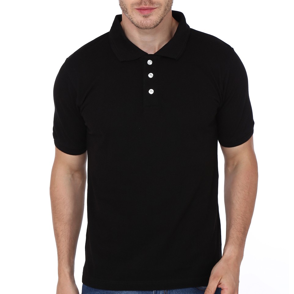 [CLEARANCE] Basic Polo - Black Men's Short-sleeved Polo Shirts | Shopee ...