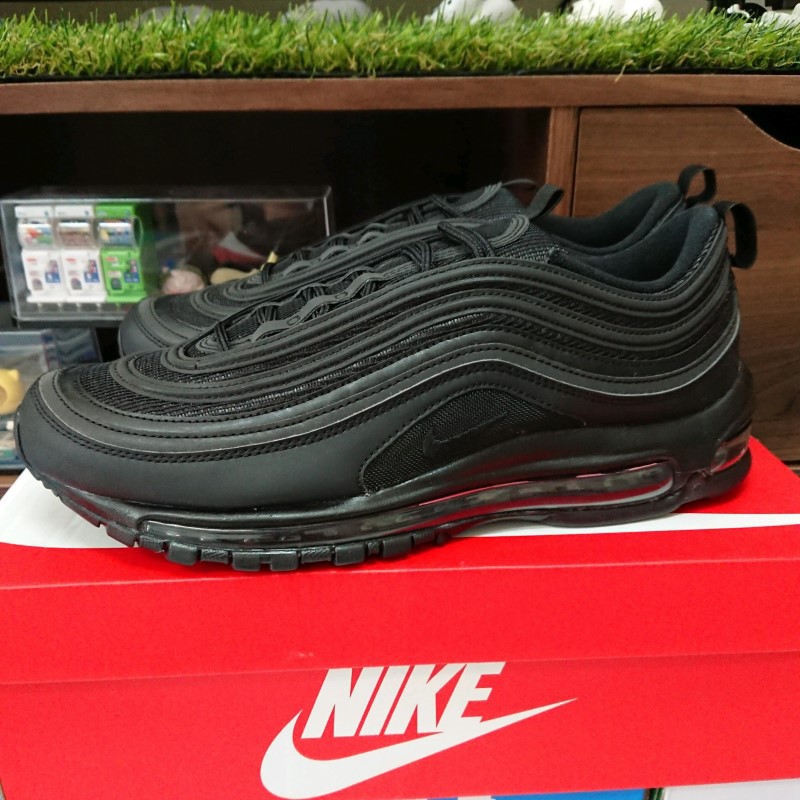 nike air max 97 triple black reflective