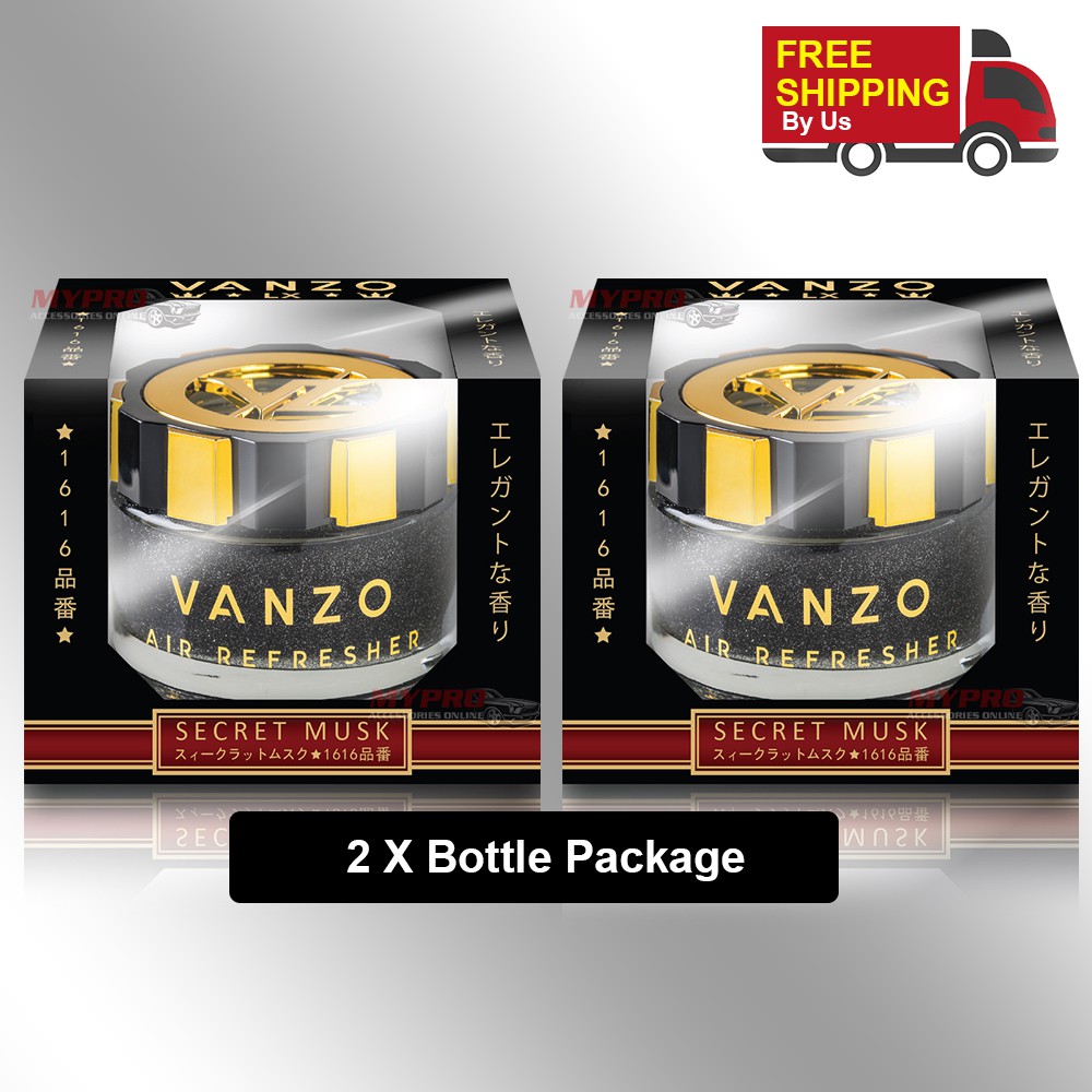 Vanzo Car Perfume Car Air Freshener Car Refresher Pewangi Kereta 
